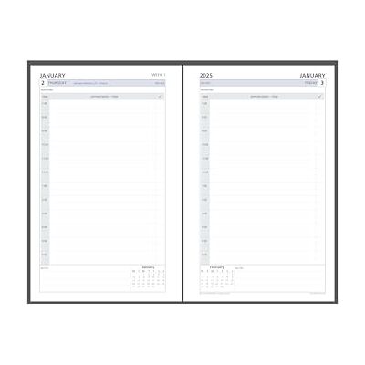 Collins 2025 Day to a Page Desk Organiser Refill (DK1100) compatible with seven hole organisers (216 x 140mm) Collins 2025 Day to a Page Desk Organiser Refill (DK1100) compatible with seven hole organisers (216 x 140mm)