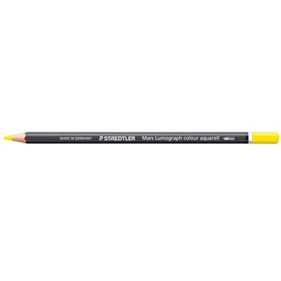 STAEDTLER Watercolour Pencil Lemon Yellow Mars Lumograph Colour Aquarell Pack of 6, 104-15 STAEDTLER Watercolour Pencil Lemon Yellow Mars Lumograph Colour Aquarell Pack of 6, 104-15