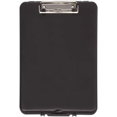 MAUL Clipboard with Storage Compartment, Form Holder, Din A4 High, Break-Proof Plastic, Black, 2349090 MAUL Clipboard with Storage Compartment, Form Holder, Din A4 High, Break-Proof Plastic, Black, 2349090