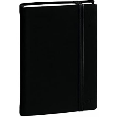 QUO VADIS Collection: Silk Directory 24 with Elastic 16 x 24 cm Black QUO VADIS Collection: Silk Directory 24 with Elastic 16 x 24 cm Black
