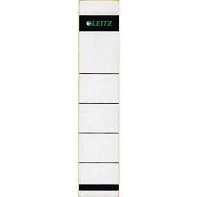 Leitz Esselte 16431085 Self-Adhesive Spine Label Paper Short Narrow 100 Pieces Grey Leitz Esselte 16431085 Self-Adhesive Spine Label Paper Short Narrow 100 Pieces Grey
