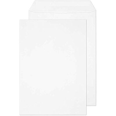 Blake Purely Everyday C4 324 x 229 mm 100 gsm Pocket Peel & Seal Envelopes (11891PS) White Pack of 250,White No Opaque Blake Purely Everyday C4 324 x 229 mm 100 gsm Pocket Peel & Seal Envelopes (11891PS) White Pack of 250,White No Opaque