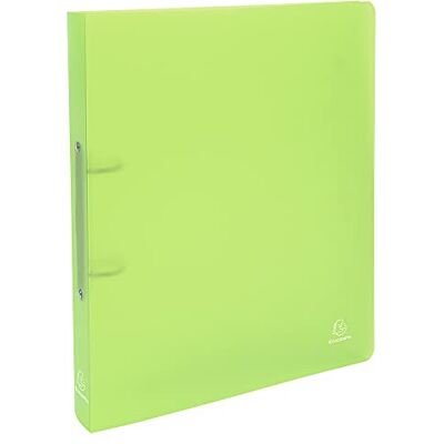 Exacompta Ref.54363E Box of 5 semi-rigid PP Chromaline binders 2 round rings, diameter 30 mm Spine 40 mm External dimensions: 32 x 26.8 cm Format to be filed A4 Maxi Colour: green Exacompta Ref.54363E Box of 5 semi-rigid PP Chromaline binders 2 round rings, diameter 30 mm Spine 40 mm External dimensions: 32 x 26.8 cm Format to be filed A4 Maxi Colour: green