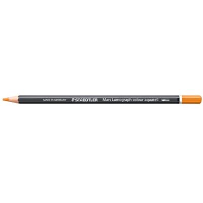 STAEDTLER Watercolour Pencil Raw Sienna Mars Lumograph Colour Aquarell Pack of 6, 104-710 STAEDTLER Watercolour Pencil Raw Sienna Mars Lumograph Colour Aquarell Pack of 6, 104-710