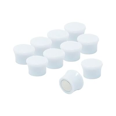 FIRST4MAGNETS Small High Power White Memo Board Magnets for Fridge, Whiteboard, Noticeboard, Filing Cabinet Pack of 50 FIRST4MAGNETS Small High Power White Memo Board Magnets for Fridge, Whiteboard, Noticeboard, Filing Cabinet Pack of 50