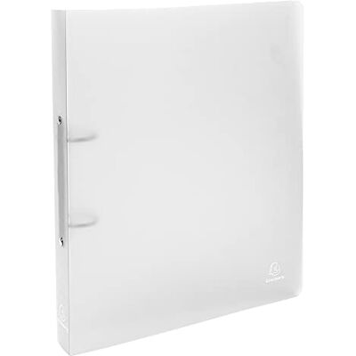 Exacompta Ref.54360E Box of 5 semi-rigid PP Chromaline binders 2 round rings diameter 30mm Spine 40mm External dimensions: 32x26.8 cm Format to be filed A4 Maxi-Colours: colorless Exacompta Ref.54360E Box of 5 semi-rigid PP Chromaline binders 2 round rings diameter 30mm Spine 40mm External dimensions: 32x26.8 cm Format to be filed A4 Maxi-Colours: colorless