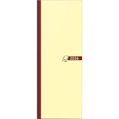 Glocken Index Book 2026, 110 x 297 mm, Paper, Chamois Glocken Index Book 2026, 110 x 297 mm, Paper, Chamois