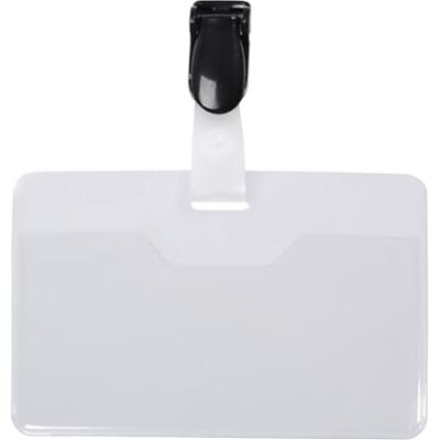 Pavo Premium 60 x 90 mm Clip Visitor Name Badge (Pack of 25) Pavo Premium 60 x 90 mm Clip Visitor Name Badge (Pack of 25)