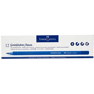 Faber-Castell GOLDFABER AQUA COLORED PENCILS WITH SILVER Faber-Castell GOLDFABER AQUA COLORED PENCILS WITH SILVER