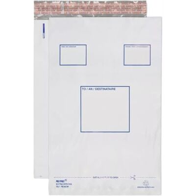 Blake Purely Packaging Document Enclosed Wallet 255 x 350mm- Pack of 100 Plastic Wallets Confidential Documents Peel & Seal Plastic for Address/Invoice/Shipping Labels (PE45/W/100) Blake Purely Packaging Document Enclosed Wallet 255 x 350mm- Pack of 100 Plastic Wallets Confidential Documents Peel & Seal Plastic for Address/Invoice/Shipping Labels (PE45/W/100)