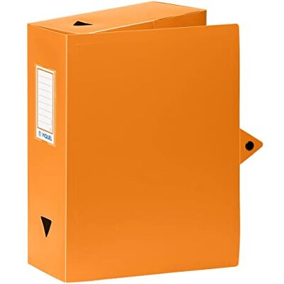 Viquel Class Doc Box File Polypropylene Spine 100 mm Orange Viquel Class Doc Box File Polypropylene Spine 100 mm Orange