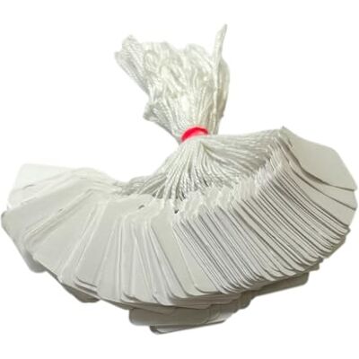 Janrax Box of 1000 White Merchandise Tags 44mm x 29mm Janrax Box of 1000 White Merchandise Tags 44mm x 29mm