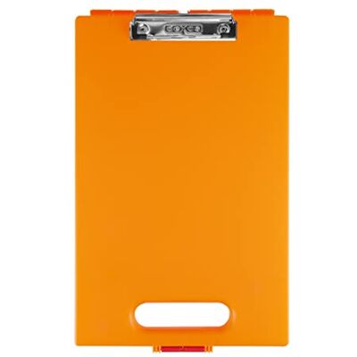 Dexas Clipcase Storage Clipboard with Handle, Orange Dexas Clipcase Storage Clipboard with Handle, Orange