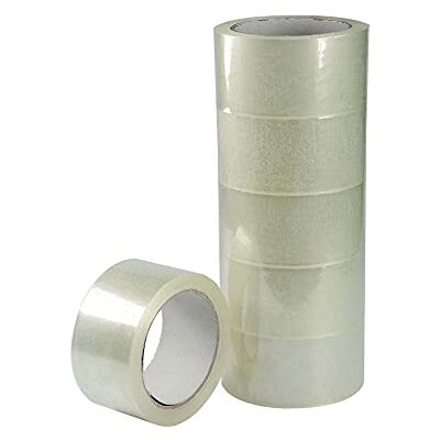 Alevar Transparent Adhesive Tape Low Noise mm 50x66 m Conf. Pack of 6. Alevar Transparent Adhesive Tape Low Noise mm 50x66 m Conf. Pack of 6.