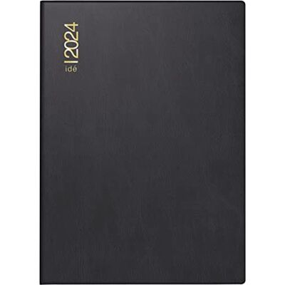 rido/idé Weekly calendar model perfect/technology I 2024 2 pages = 1 week sheet size 10 x 14 cm black Desk Planner rido/idé Weekly calendar model perfect/technology I 2024 2 pages = 1 week sheet size 10 x 14 cm black Desk Planner