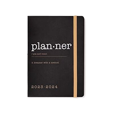 Letts of London Letts Eco Writers Words A6 academic 2023/2024 day to a page with appointments diary black kraft Letts of London Letts Eco Writers Words A6 academic 2023/2024 day to a page with appointments diary black kraft