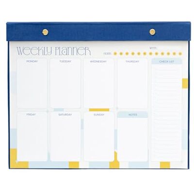 Kokonote Weekly Planner A4 Akalia 64 Tear Off Pages, Desk Organiser Planner Family, Weekly Desk Calendar, To Do List Book, Cute Stationery Gifts Kokonote Weekly Planner A4 Akalia 64 Tear Off Pages, Desk Organiser Planner Family, Weekly Desk Calendar, To Do List Book, Cute Stationery Gifts