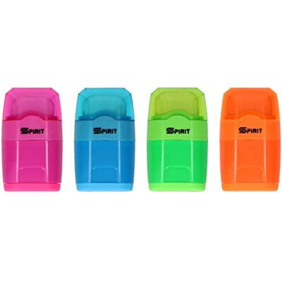 Spirit TTS Trios Pencil Sharpener and Eraser 2-Hole 1/1 Spirit TTS Trios Pencil Sharpener and Eraser 2-Hole 1/1