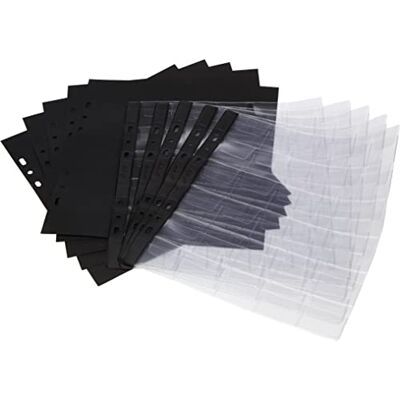 Pagna Coin Sheets 30 Pockets/Diameter 35 mm Pack of 5 Transparent Pagna Coin Sheets 30 Pockets/Diameter 35 mm Pack of 5 Transparent