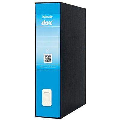 Rexel Esselte DOX 2 Cardboard folder, size L, color blue,Single unit Rexel Esselte DOX 2 Cardboard folder, size L, color blue,Single unit