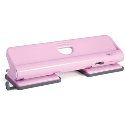 Rapesco 1347 720 4-Hole Metal Punch, 22 Sheet Capacity, Candy Pink Rapesco 1347 720 4-Hole Metal Punch, 22 Sheet Capacity, Candy Pink