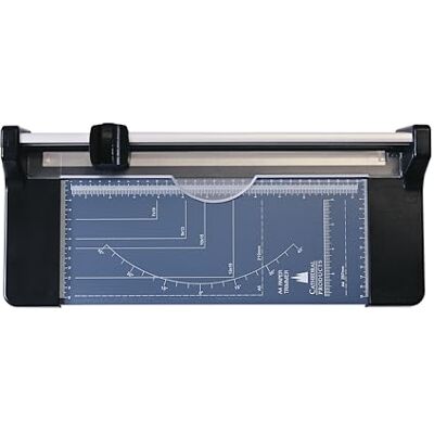 Cathedral Products A4 Rotary Paper Trimmer Cutter with Metal Base 320 x 157mm Cutting Table Cathedral Products A4 Rotary Paper Trimmer Cutter with Metal Base 320 x 157mm Cutting Table