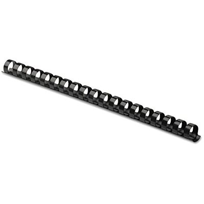 Fellowes 52326 Plastic Binding Combs Round Back, 1/2 Inches, 90 Sheets, Black, 100 Pack Fellowes 52326 Plastic Binding Combs Round Back, 1/2 Inches, 90 Sheets, Black, 100 Pack