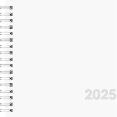 BRUNNEN Book Calendar Model 762 (2025), 2 Pages = 1 Week, 162 × 150 mm, 128 Pages, Cardboard Envelope, White BRUNNEN Book Calendar Model 762 (2025), 2 Pages = 1 Week, 162 × 150 mm, 128 Pages, Cardboard Envelope, White