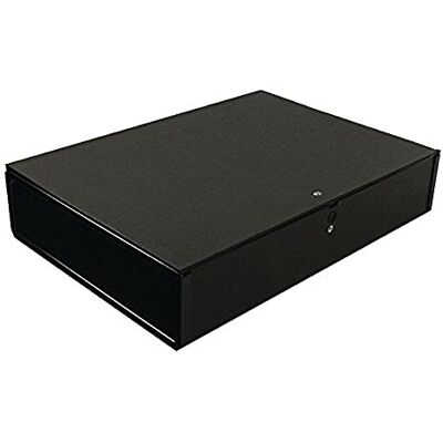 Q-Connect 75mm Box File Foolscap Black (5 Pack) KF20017 Q-Connect 75mm Box File Foolscap Black (5 Pack) KF20017