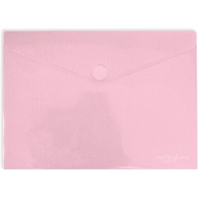 Grafoplás Pack of 5 A3 Plastic Envelopes Folders Velcro Closure Light Pink Multiline 33.5 x 24 cm Transparent Striped Crystal Polypropylene Perfect for Drawings and Large Documents Grafoplás Pack of 5 A3 Plastic Envelopes Folders Velcro Closure Light Pink Multiline 33.5 x 24 cm Transparent Striped Crystal Polypropylene Perfect for Drawings and Large Documents