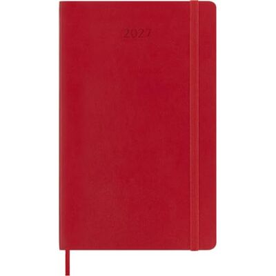 Moleskine Weekly Planner 2027, Soft Cover 12 Month Diary with Space for Notes and Elastic Closure, Pocket Size 9x14 Cm, Scarlet Red Moleskine Weekly Planner 2027, Soft Cover 12 Month Diary with Space for Notes and Elastic Closure, Pocket Size 9x14 Cm, Scarlet Red