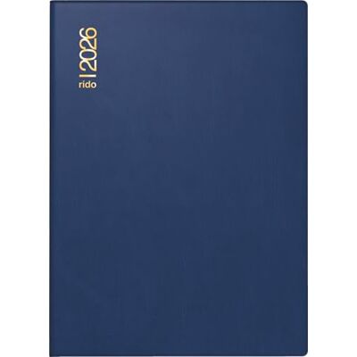 rido/idé Pocket Calendar Model Technology II 2026 A6, Plastic, Blue rido/idé Pocket Calendar Model Technology II 2026 A6, Plastic, Blue