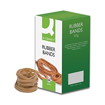Q-Connect Rubber Bands No.38 152.4 x 3.2 mm 500 g KF10544 Q-Connect Rubber Bands No.38 152.4 x 3.2 mm 500 g KF10544