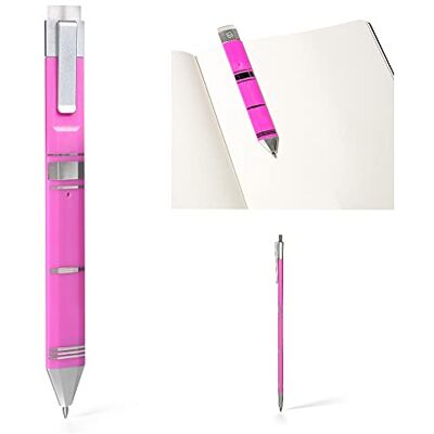 Gifts for Readers & Writers 3-in-1 Erasable Ballpoint Gel Pen and Bookmark, Pink & Silver Gifts for Readers & Writers 3-in-1 Erasable Ballpoint Gel Pen and Bookmark, Pink & Silver