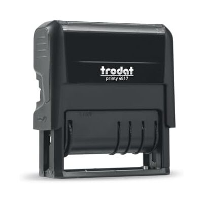 Trodat 4817 Dial-A-Word Dater, Black, 75x30x92mm Trodat 4817 Dial-A-Word Dater, Black, 75x30x92mm