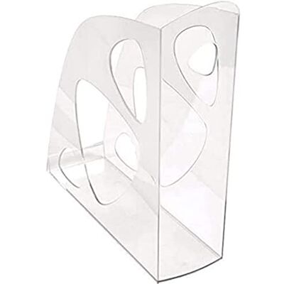 Exacompta Ref 18123D Office Ecomag Magazine File 248 x 77 x 257mm in Size, Suitable for Storing A4 Documents, Finger Hole, Sturdy Construction Clear (Pack of 10) Exacompta Ref 18123D Office Ecomag Magazine File 248 x 77 x 257mm in Size, Suitable for Storing A4 Documents, Finger Hole, Sturdy Construction Clear (Pack of 10)