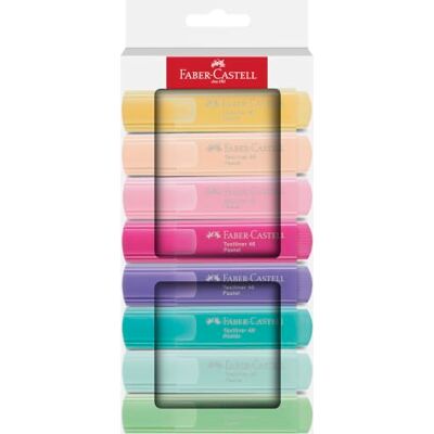 Faber-Castell Highlighter Textliner 46 Pastel wallet of 8 *new* Faber-Castell Highlighter Textliner 46 Pastel wallet of 8 *new*