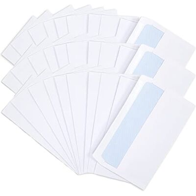 Postmaster DL Envelopes 110 x 220mm 80 GSM Self Seal White 1000 Pack Postmaster DL Envelopes 110 x 220mm 80 GSM Self Seal White 1000 Pack