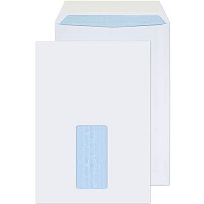 Blake Purely Everyday C5 229 x 162 mm 120 GSM Superior Pocket Peel & Seal Window Envelopes (33084) Ultra White Pack of 500 Blake Purely Everyday C5 229 x 162 mm 120 GSM Superior Pocket Peel & Seal Window Envelopes (33084) Ultra White Pack of 500