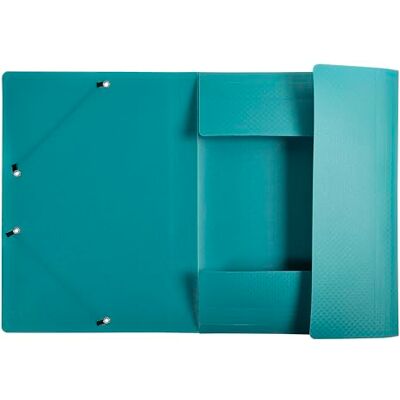 Exacompta Ref 55840E Box of 50 Opak Elastic folders 3 Flap Pockets Opaque Polypropylene Size 24 x 32 cm for documents in A4 Format 10 Assorted Colours Exacompta Ref 55840E Box of 50 Opak Elastic folders 3 Flap Pockets Opaque Polypropylene Size 24 x 32 cm for documents in A4 Format 10 Assorted Colours
