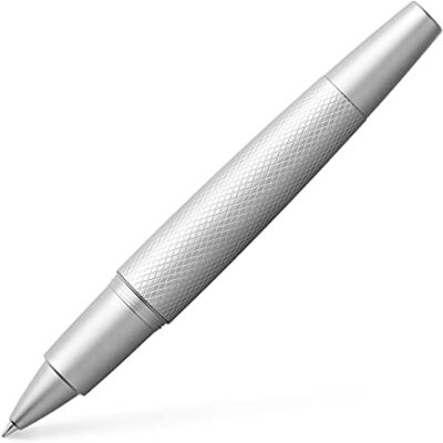Faber-Castell E-motion Rollerball Pen Pure Silver, Tintenroller, 148675 Faber-Castell E-motion Rollerball Pen Pure Silver, Tintenroller, 148675