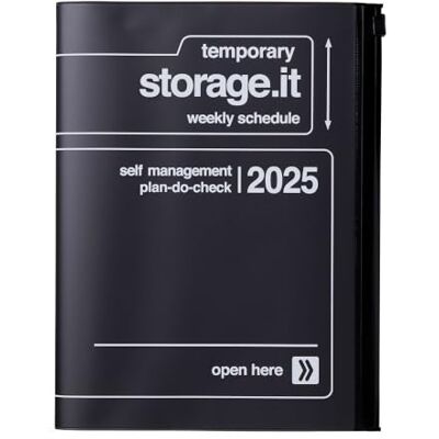 MARK'S(マークス) MARK'S 2024/2025 Taschenkalender A5 vertikal, Storage it // Black MARK'S(マークス) MARK'S 2024/2025 Taschenkalender A5 vertikal, Storage it // Black
