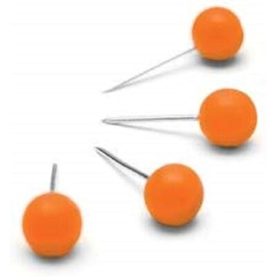 Nobo 1905329 Notice Board Push Pins Orange Nobo 1905329 Notice Board Push Pins Orange