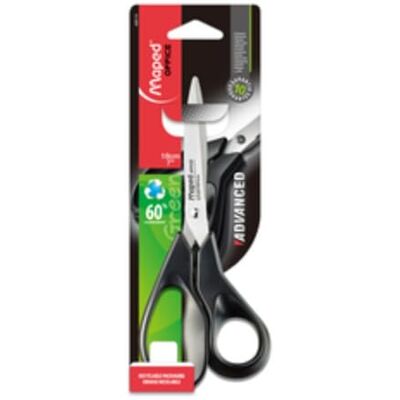 Maped Eco-Friendly Recycled Scissors, Adult, 7 Inch, Right Handed (498149) Maped Eco-Friendly Recycled Scissors, Adult, 7 Inch, Right Handed (498149)