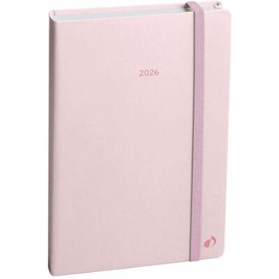 QUO VADIS Calendar 2026 Business Weekly Diary Multilingual Pastel Colours Light Pink 13 Months from December to December 10 x 15 cm Clairefontaine Paper White Made in QUO VADIS Calendar 2026 Business Weekly Diary Multilingual Pastel Colours Light Pink 13 Months from December to December 10 x 15 cm Clairefontaine Paper White Made in