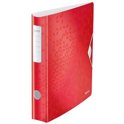 Leitz 11070026 Quality Folder 180° Active Wow A4 Narrow Rounded Spine 6.5 cm Wide Elastic Closure Lightweight Polyfoam Plastic Folder Wow Series Blue Leitz 11070026 Quality Folder 180° Active Wow A4 Narrow Rounded Spine 6.5 cm Wide Elastic Closure Lightweight Polyfoam Plastic Folder Wow Series Blue