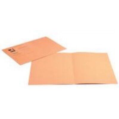 Q-Connect Square Cut Folder Lightweight 180gsm Foolscap Orange (Pack of 100) Q-Connect Square Cut Folder Lightweight 180gsm Foolscap Orange (Pack of 100)