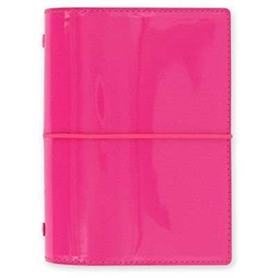Filofax Domino Patent Pocket Organiser Pink Filofax Domino Patent Pocket Organiser Pink