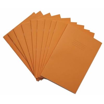 Rhino A4 Exercise Books, 7mm Squared, 80-Page / 10-Pack, Orange Rhino A4 Exercise Books, 7mm Squared, 80-Page / 10-Pack, Orange