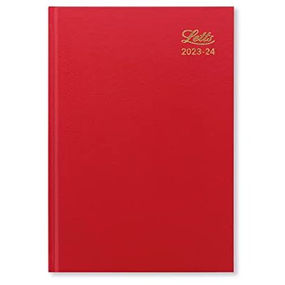 Letts of London Letts Standard A5 academic 2023/2024 week to view diary red Letts of London Letts Standard A5 academic 2023/2024 week to view diary red